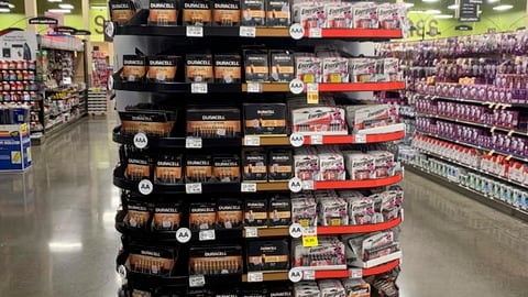Kroger 'Battery Center' Endcap