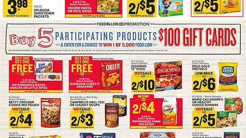 Food Lion 'Buy 5' Feature