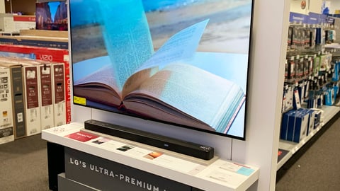 LG Best Buy NanoCell/Soundbar Endcap