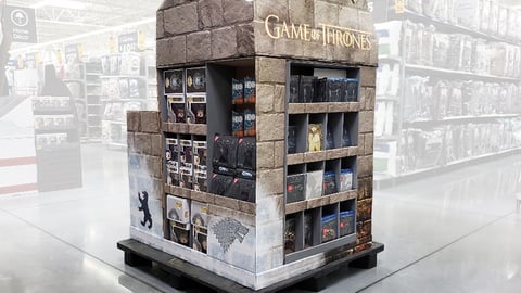 HBO Walmart 'Game of Thrones' Pallet Display