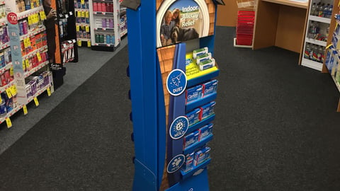 Claritin CVS 'Indoor Allergy Relief' Floorstand