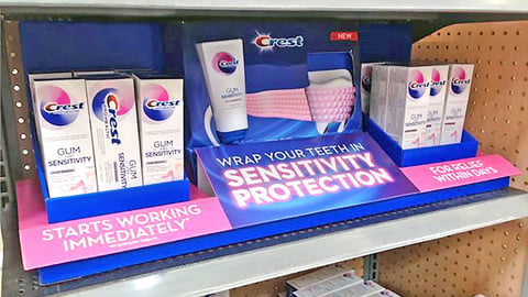 Crest 'Gum and Sensitivity' Shelf Tray