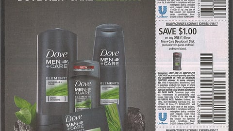 Dove Men+Care 'Elements' FSI
