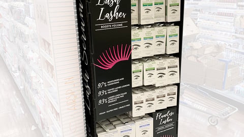 Equate 'Lash Serum' Endcap Display