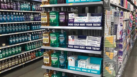 GSK Walmart 'Oral Health Condition' Endcap