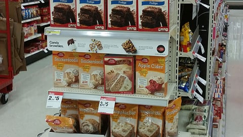 Target Betty Crocker Halloween Endcap