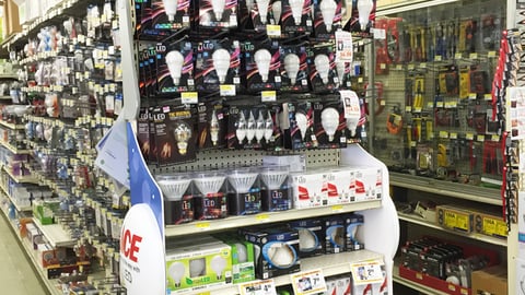 Ace LED Bulbs Endcap Display