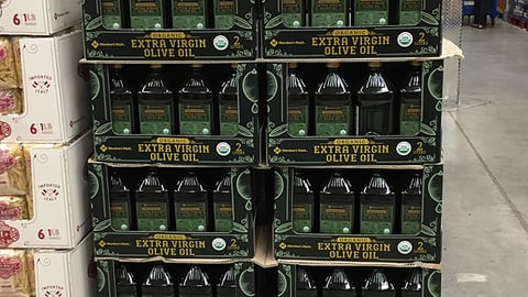 Member's Mark Organic Extra Virgin Olive Oil Pallet