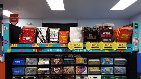 Hershey's 'Gift Bars' Shelf Tray