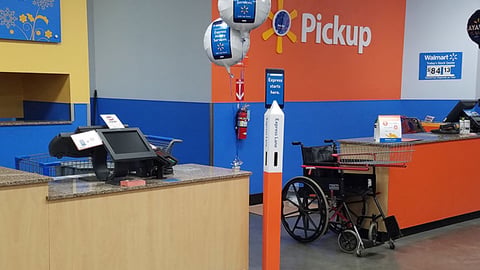 Walmart Express Lane Counter