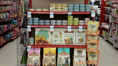 Petco Merrick '50th Anniversary Sale' Endcap Header