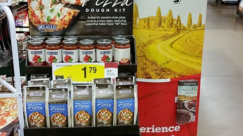 DeLallo King Soopers 'Taste of Italy' Floorstand