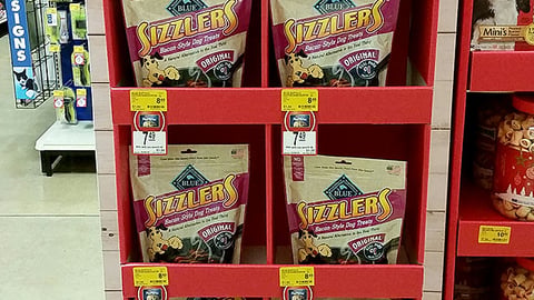 PetSmart Blue 'Treat Shop' Pallet Display