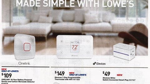 Lowe's 'Connected Home' Feature