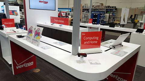 Verizon Best Buy Experience Store Counter 