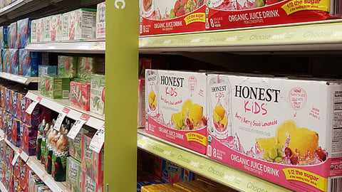 Target 'We Dig Organic' Juice Merchandising