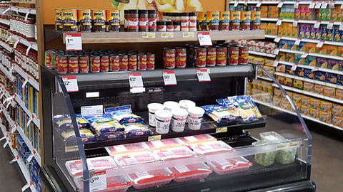Target Refrigerated Endcap Display