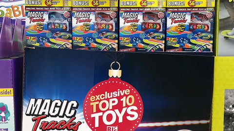 BJ's Magic Tracks 'Top 10 Toys' Pallet Display