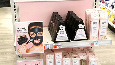 Doll Face 'Clean. Clever. Pretty' Endcap