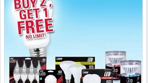 Ace 'Buy 2 Get 1 Free' LED Facebook Update