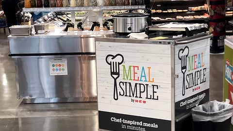 H-E-B 'Meal Simple' Sampling Station