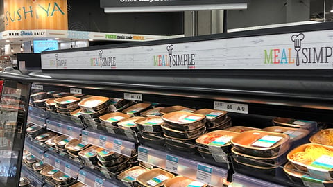 H-E-B 'Meal Simple' Gondola Display