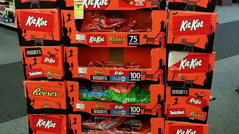Hershey Multi-Brand Halloween Case Stackers