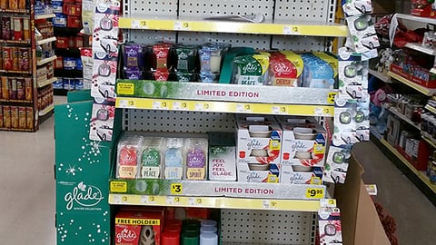 Glade Dollar General 'Feel Joy' Endcap Display