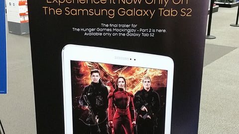 Samsung Galaxy Tab S2 'Hunger Games' Stanchion