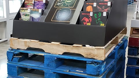 Glow in the Dark Art Pallet Display