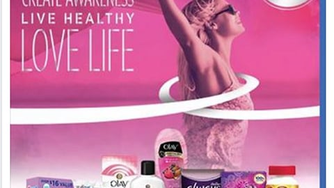 Rite Aid P&G 'Create Awareness' Facebook Update
