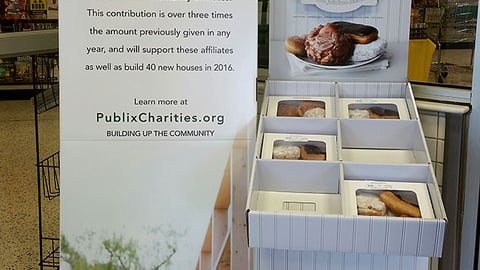 Publix Habitat for Humanity Standee