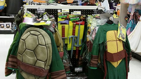 Target TMNT Costume Endcap