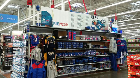 Walmart Buffalo Bills Gondola