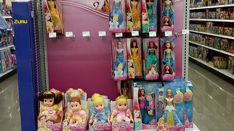 Disney Princess Meijer 'Princess & Super Hero Month' Endcap Display