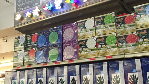 Ace Holiday Lighting In-Line Display