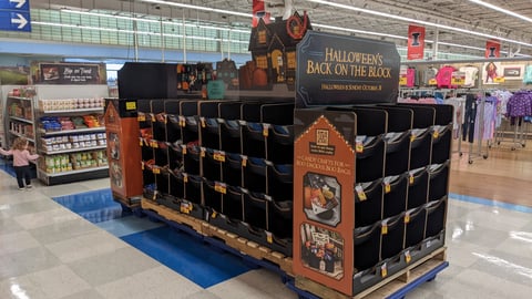 Meijer 'Halloween's Back on the Block' Pallet Train