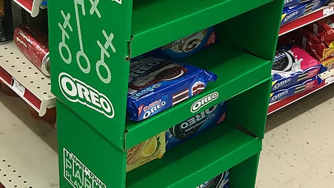 Oreo Family Dollar 'Party Playbook' Floorstand