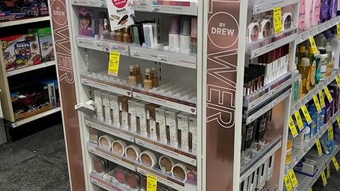 CVS 'Flower by Drew' Endcap