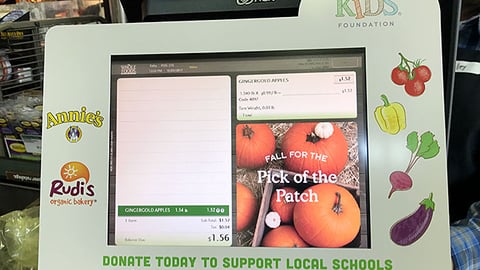 Whole Foods 'Support Local Schools' Checkout Sign