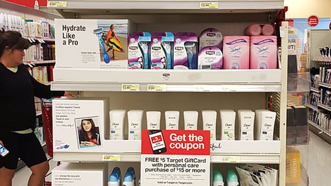 Target Personal Care Endcap