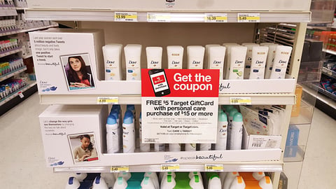 Dove Target #SpeakBeautiful Shelf Trays