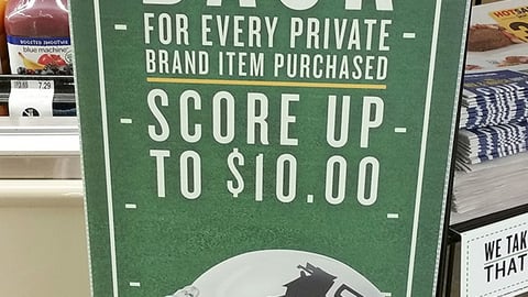 Food Lion 'Quarter Back' Standee