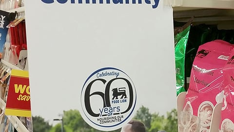 Food Lion 'Celebrating 60 Years' Violator