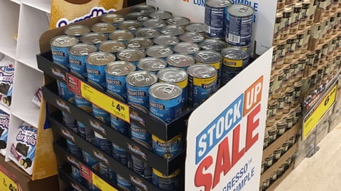 Jewel-Osco Progresso 'Stock Up Sale' Quarter-Pallet Wrap