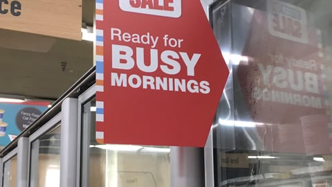 Jewel-Osco 'Stock Up Sale' Aisle Violator
