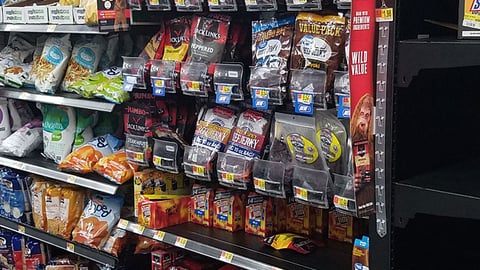 Walmart Jerky In-Line Merchandising