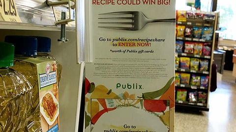 Publix 'Share Your Creation' Violator
