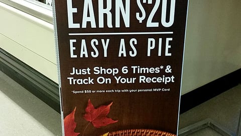 Food Lion 'Easy as Pie' Standee