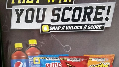 PepsiCo 'They Win, You Score' Cooler Cling